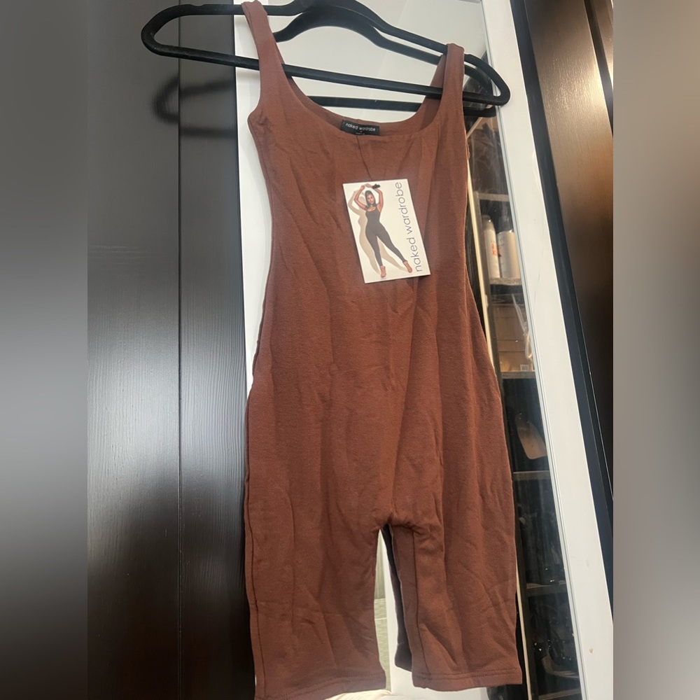 Naked wardrobe brown Sporty Romper